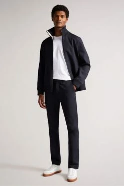 Ted Baker Scotby Navy Reversible Harrington Jacket -TED BAKER Sales Store unnamed file 2752