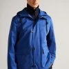 Ted Baker Litton Blue Textured Hooded Jacket 1 Ted Baker Litton Blue Textured Hooded Jacket -TED BAKER Sales Store unnamed file 2759
