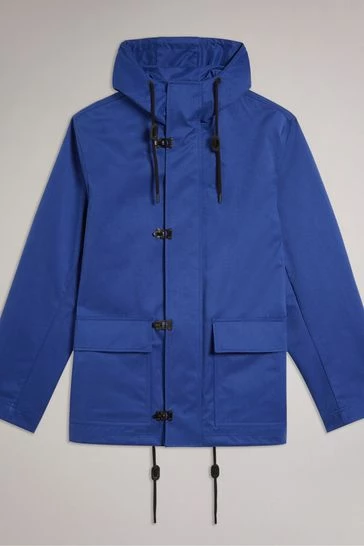 Ted Baker Litton Blue Textured Hooded Jacket 10 Ted Baker Litton Blue Textured Hooded Jacket - Image 8