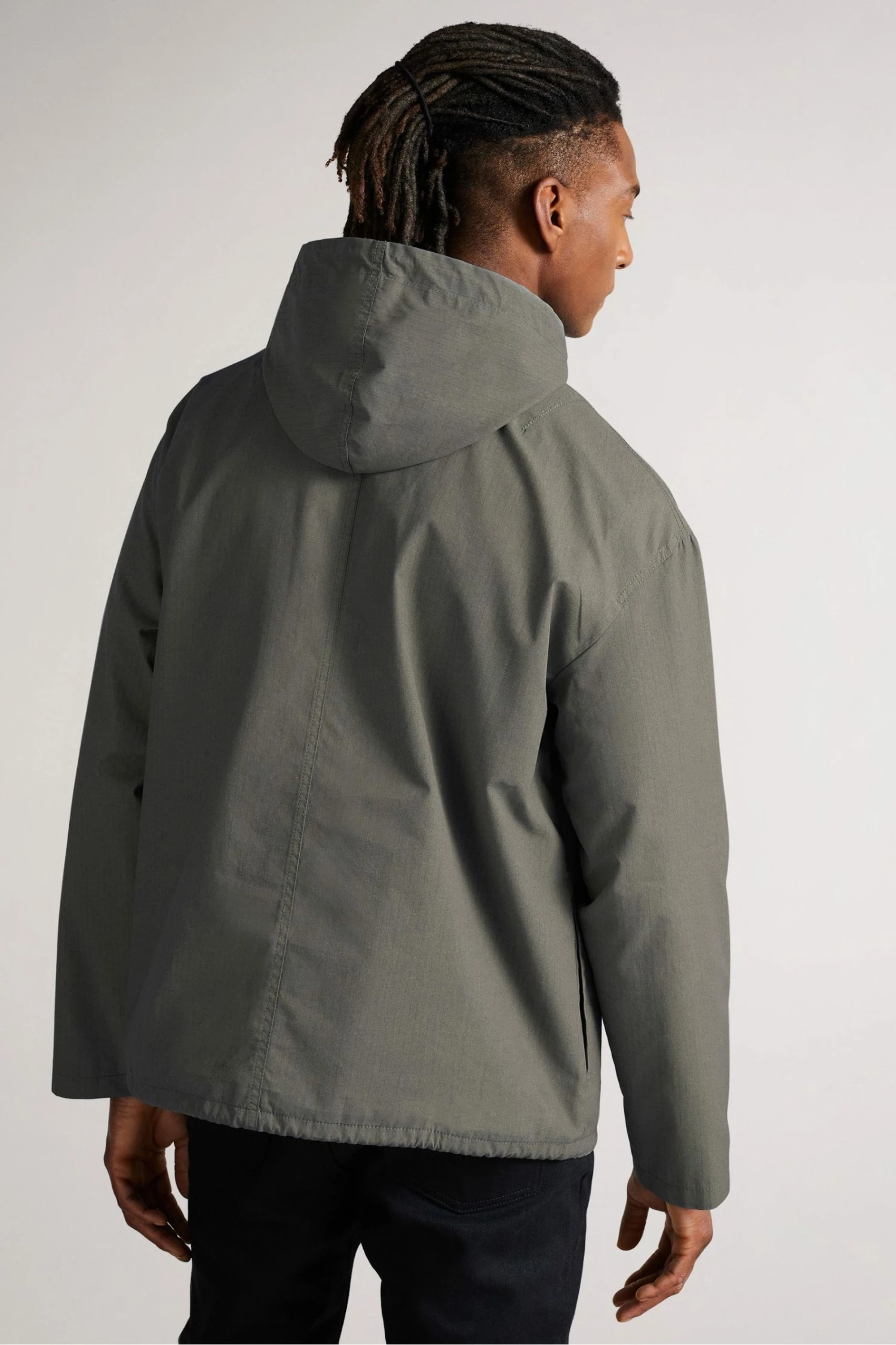 Ted Baker Chesnel Grey Mib Overhead Anorak Jacket 4 Ted Baker Chesnel Grey Mib Overhead Anorak Jacket - Image 2