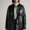 Ted Baker Black Foziey Textured Vinyl Field Jacket 1 Ted Baker Black Foziey Textured Vinyl Field Jacket -TED BAKER Sales Store unnamed file 2773