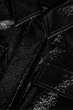 Ted Baker Black Foziey Textured Vinyl Field Jacket 10 Ted Baker Black Foziey Textured Vinyl Field Jacket -TED BAKER Sales Store unnamed file 2776