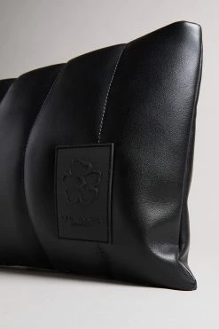 Ted Baker Black Pu Vertically Quilted Oversized Clutch Bag -TED BAKER Sales Store unnamed file 278