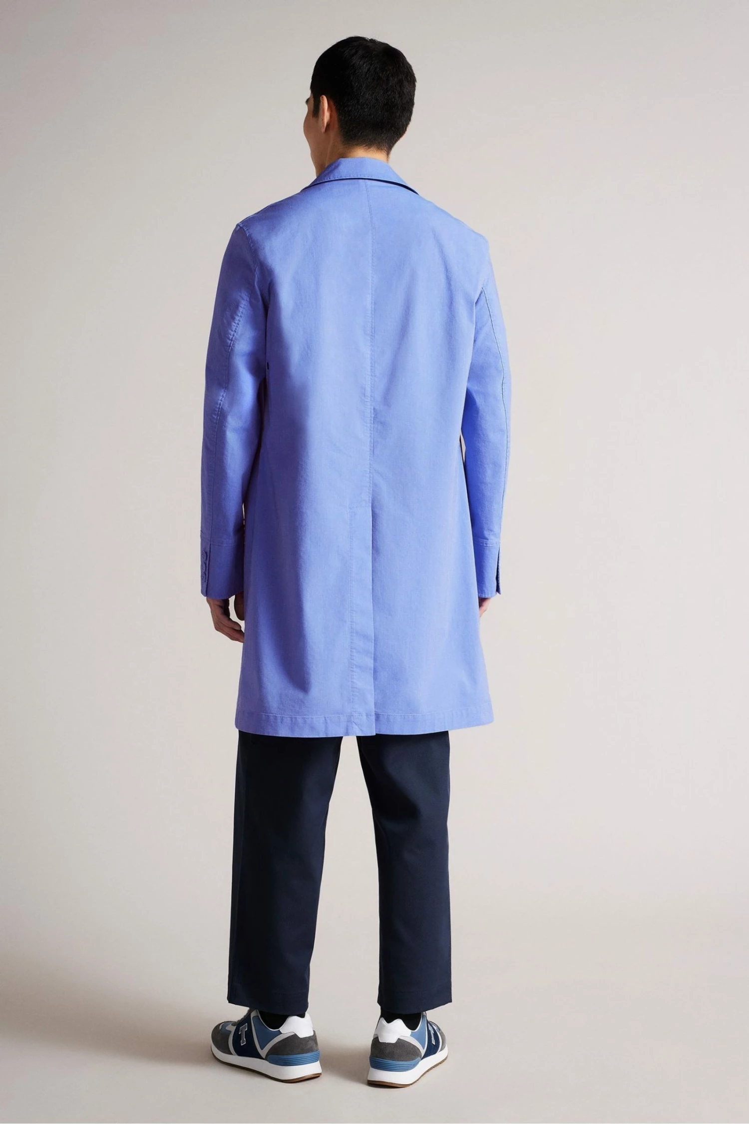 Ted Baker Ordie Blue Shot Cotton Mac 4 Ted Baker Ordie Blue Shot Cotton Mac - Image 2