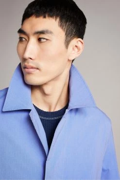 Ted Baker Ordie Blue Shot Cotton Mac 10 Ted Baker Ordie Blue Shot Cotton Mac -TED BAKER Sales Store unnamed file 2786