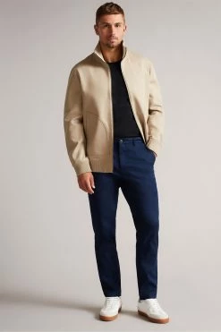 Ted Baker Scotby Ecru Cream Reversible Harrington Jacket -TED BAKER Sales Store unnamed file 2803