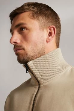 Ted Baker Scotby Ecru Cream Reversible Harrington Jacket -TED BAKER Sales Store unnamed file 2805