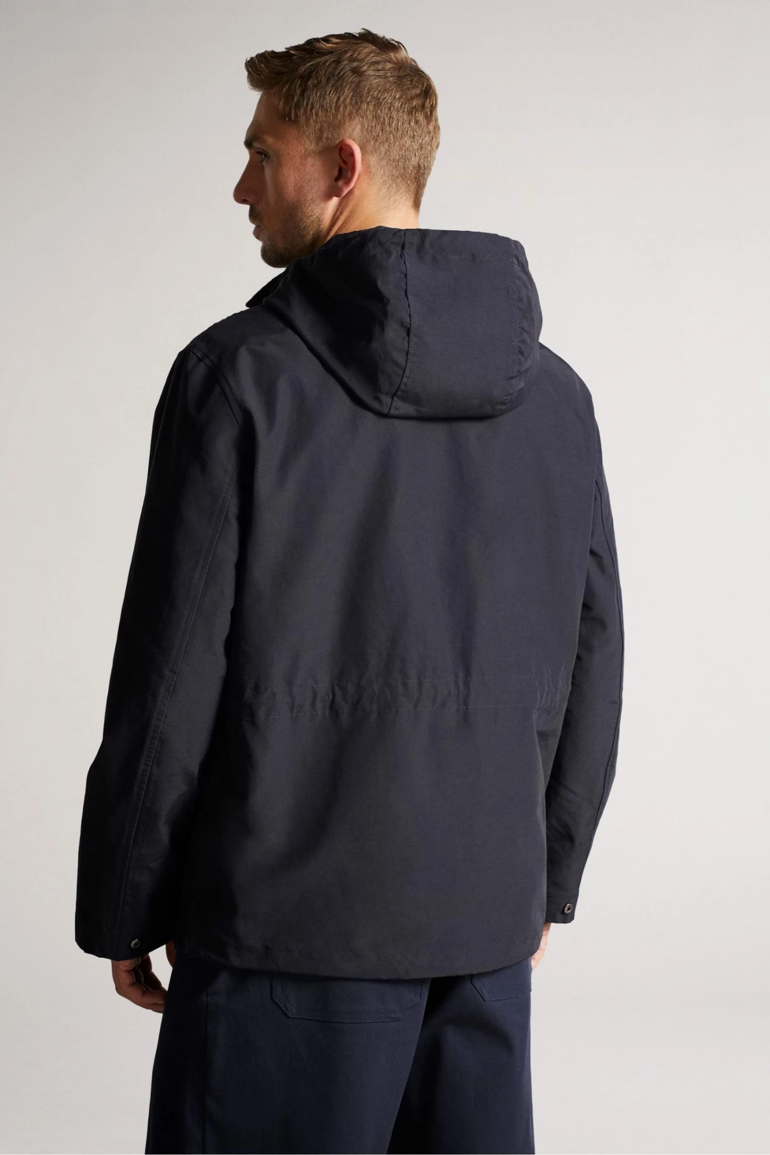 Ted Baker Hermon Navy Blue Overhead Jacket 4 Ted Baker Hermon Navy Blue Overhead Jacket - Image 2