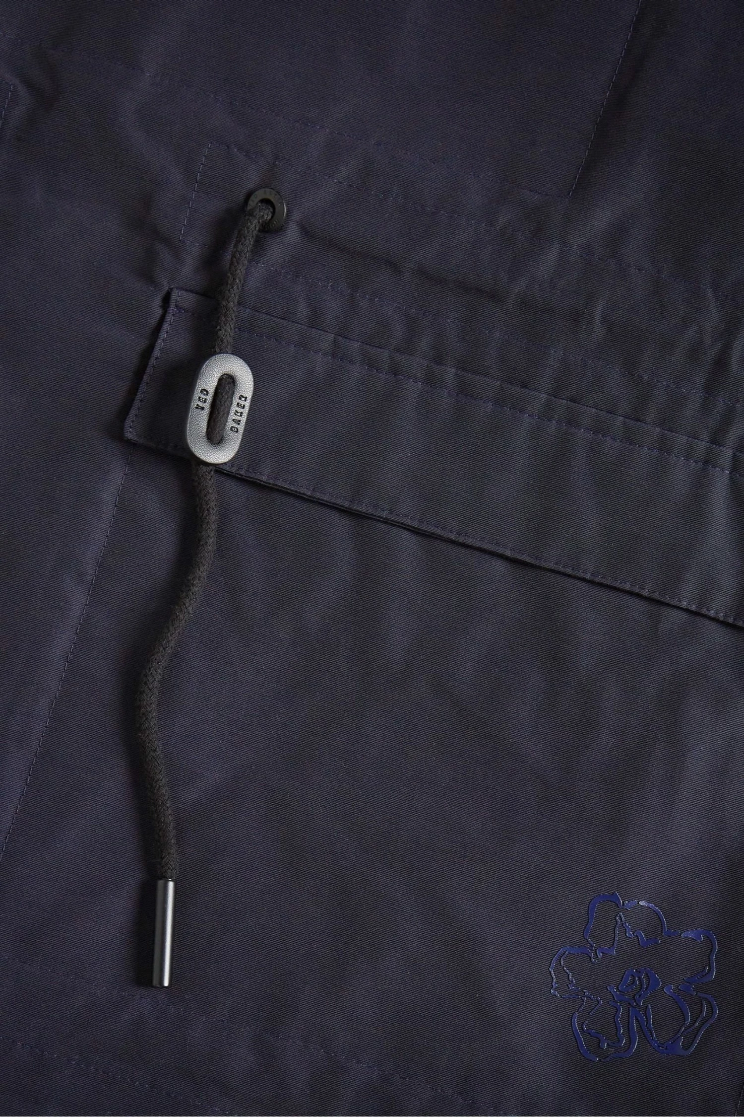 Ted Baker Hermon Navy Blue Overhead Jacket 7 Ted Baker Hermon Navy Blue Overhead Jacket - Image 5