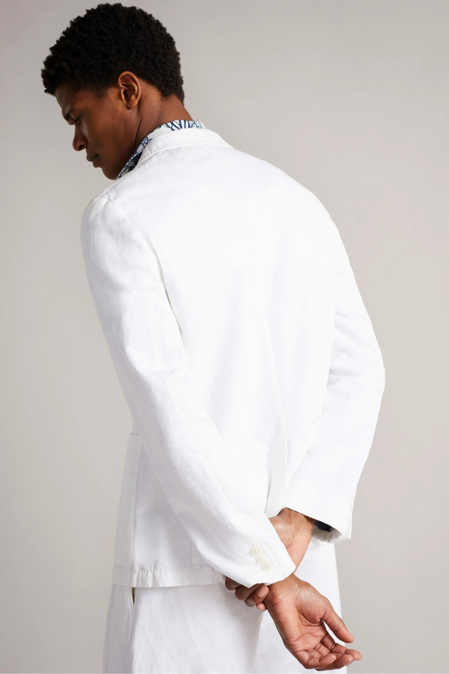 Ted Baker Ithon White Ottoman Double Breasted Blazer 4 Ted Baker Ithon White Ottoman Double Breasted Blazer - Image 2