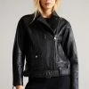 Ted Baker Oversized Tiano Black Biker Jacket -TED BAKER Sales Store unnamed file 2844