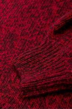 Ted Baker Red Elvinaa Pleat Sleeve Cropped Sweater -TED BAKER Sales Store unnamed file 2865