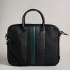 Ted Baker Nevver Black Striped Pu Document Bag -TED BAKER Sales Store unnamed file 288