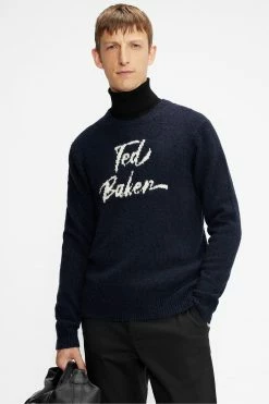 Ted Baker Blue Gowan Signature Crew Neck Sweater 10 Ted Baker Blue Gowan Signature Crew Neck Sweater -TED BAKER Sales Store unnamed file 2906