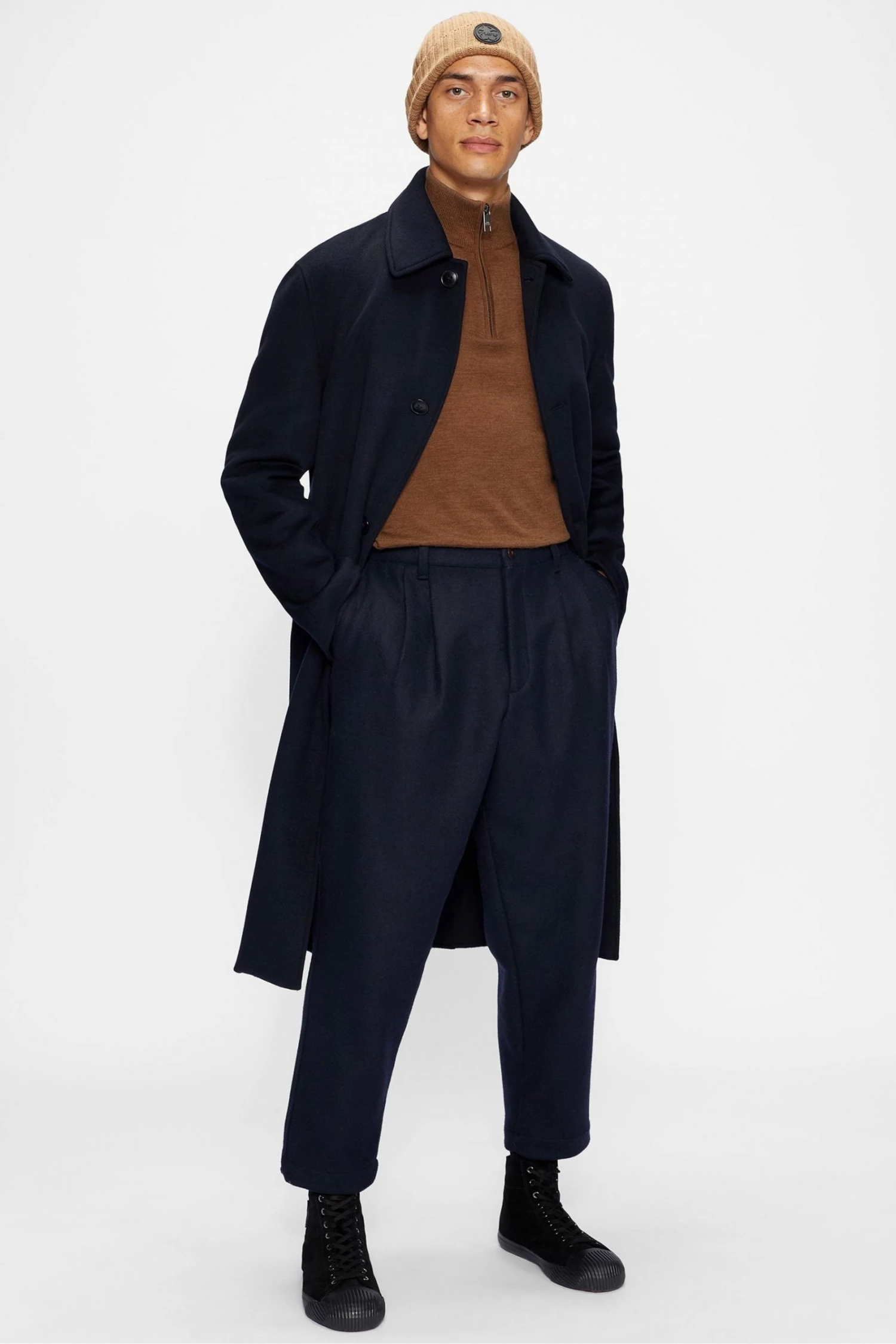 Ted Baker Brown Tooting Ls Core Half Zip Jumper 5 Ted Baker Brown Tooting Ls Core Half Zip Jumper - Image 3