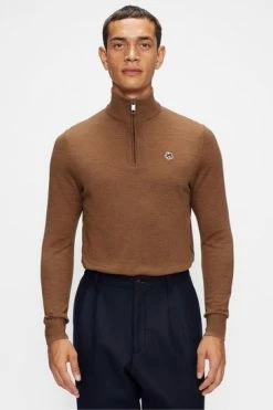 Ted Baker Brown Tooting Ls Core Half Zip Jumper 9 Ted Baker Brown Tooting Ls Core Half Zip Jumper -TED BAKER Sales Store unnamed file 2913
