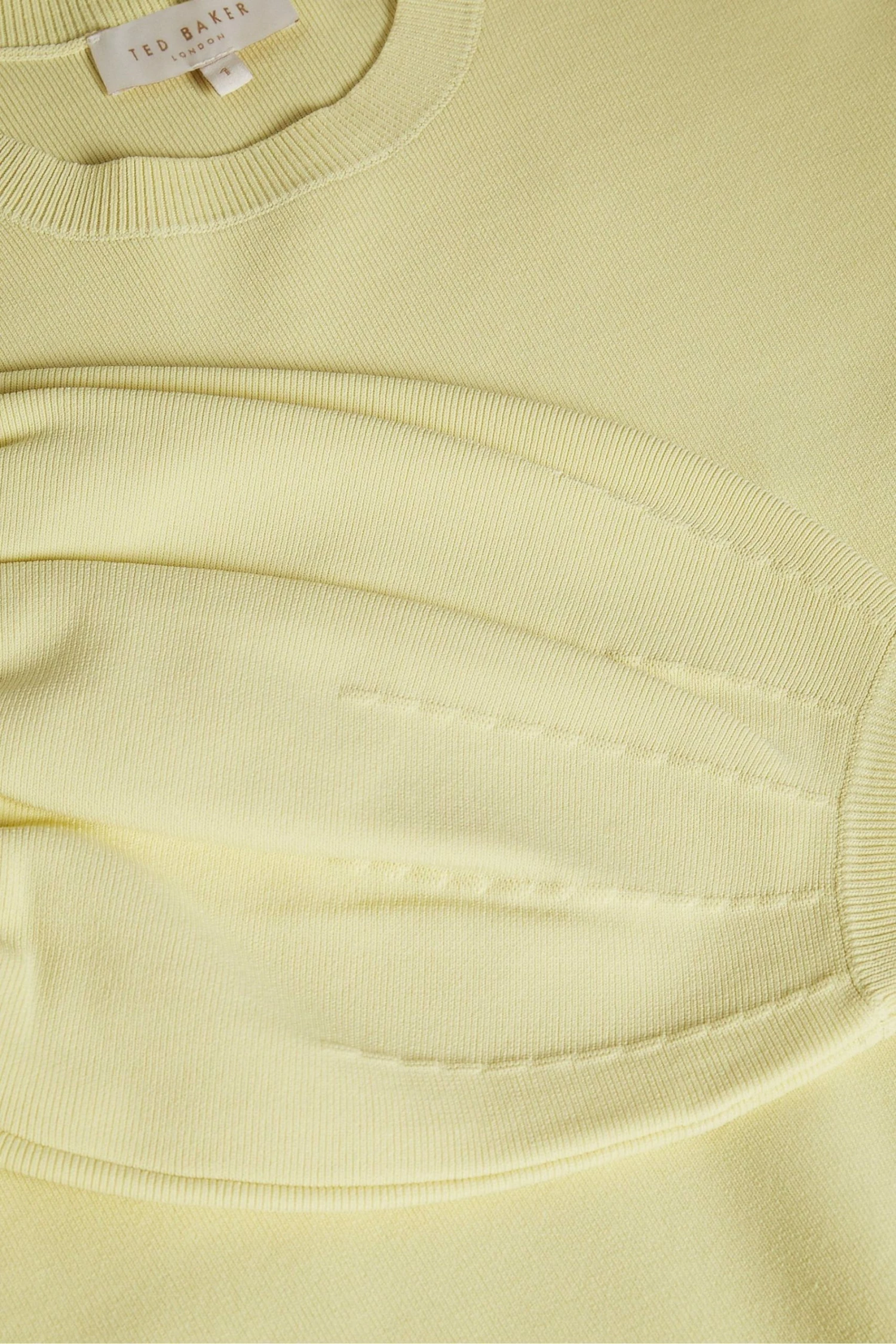 Ted Baker Capria Yellow Full Needle Puff Sleeve Knit Top 8 Ted Baker Capria Yellow Full Needle Puff Sleeve Knit Top - Image 6