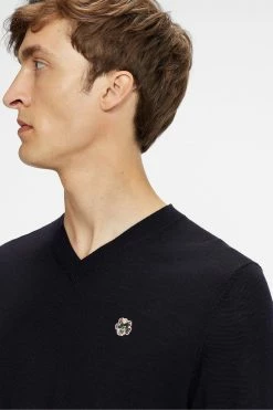 Ted Baker Kenton Core V-Neck Jumper Grey -TED BAKER Sales Store unnamed file 2942