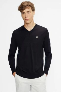 Ted Baker Kenton Core V-Neck Jumper Grey -TED BAKER Sales Store unnamed file 2944