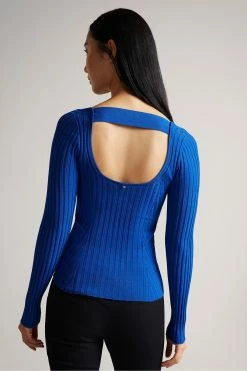 Ted Baker Blue Dakoti Open Back Detailed Knit Top 9 Ted Baker Blue Dakoti Open Back Detailed Knit Top -TED BAKER Sales Store unnamed file 2947