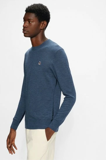 Ted Baker Blue Cardiff Ls Core Crew Neck 7 Ted Baker Blue Cardiff Ls Core Crew Neck - Image 5