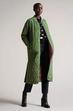 Ted Baker Ssaskia Black Knitted Jacquard Curved Hem Sweater -TED BAKER Sales Store unnamed file 2998