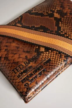 Ted Baker Darceys Brown Branded Webbing Snake Detail Cross Body Bag 9 Ted Baker Darceys Brown Branded Webbing Snake Detail Cross Body Bag -TED BAKER Sales Store unnamed file 3