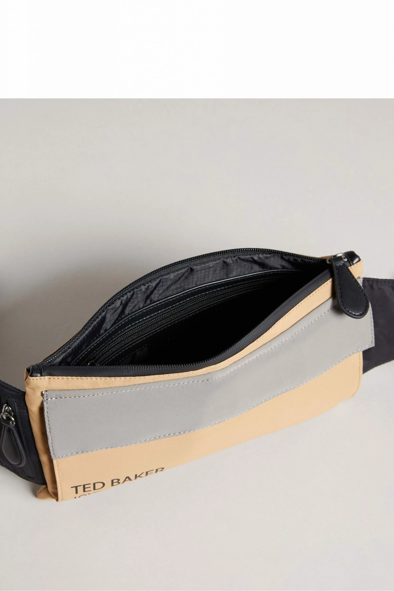 Ted Baker Tan Feddy Colour Block Bumbag 5 Ted Baker Tan Feddy Colour Block Bumbag - Image 3