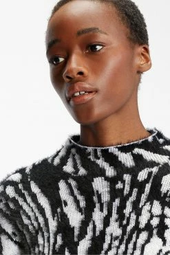 Ted Baker Black Zaidie Jacquard Sweater -TED BAKER Sales Store unnamed file 3020