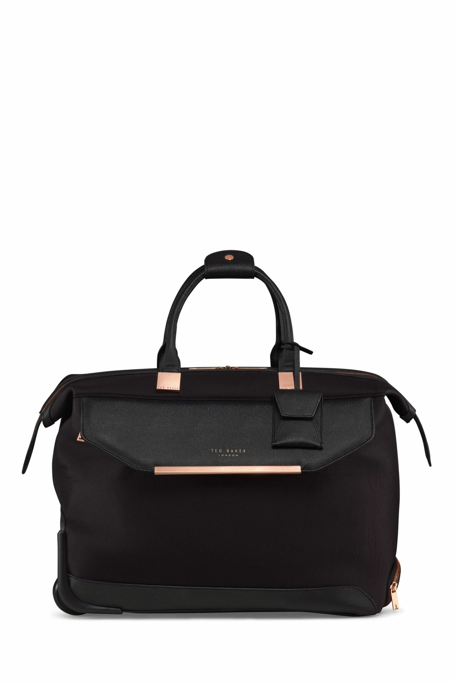 Ted Baker Black Trolley Weekend Bag 3 Ted Baker Black Trolley Weekend Bag