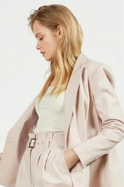 Ted Baker Cream Hhonor Square Neck 3/4 Sleeve Top -TED BAKER Sales Store unnamed file 3038