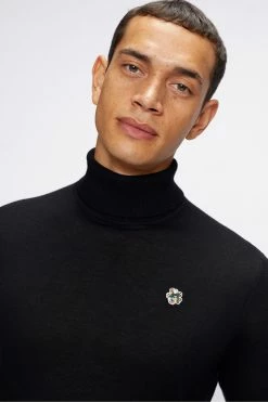 Ted Baker Black Beckton Core Roll Neck Jumper -TED BAKER Sales Store unnamed file 3044