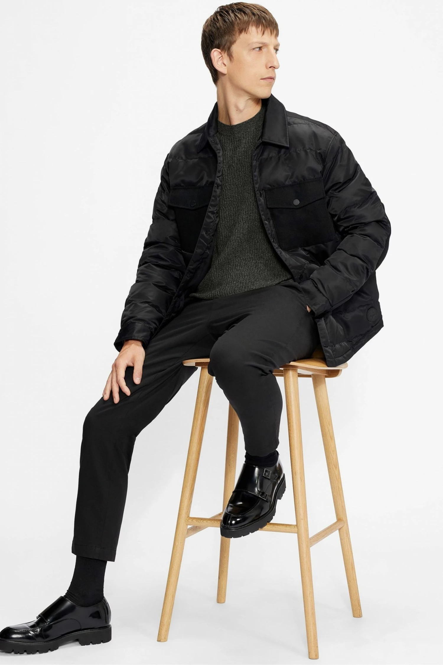 Ted Baker Grey Agarr Textured Crew Neck Sweater 4 Ted Baker Grey Agarr Textured Crew Neck Sweater - Image 2