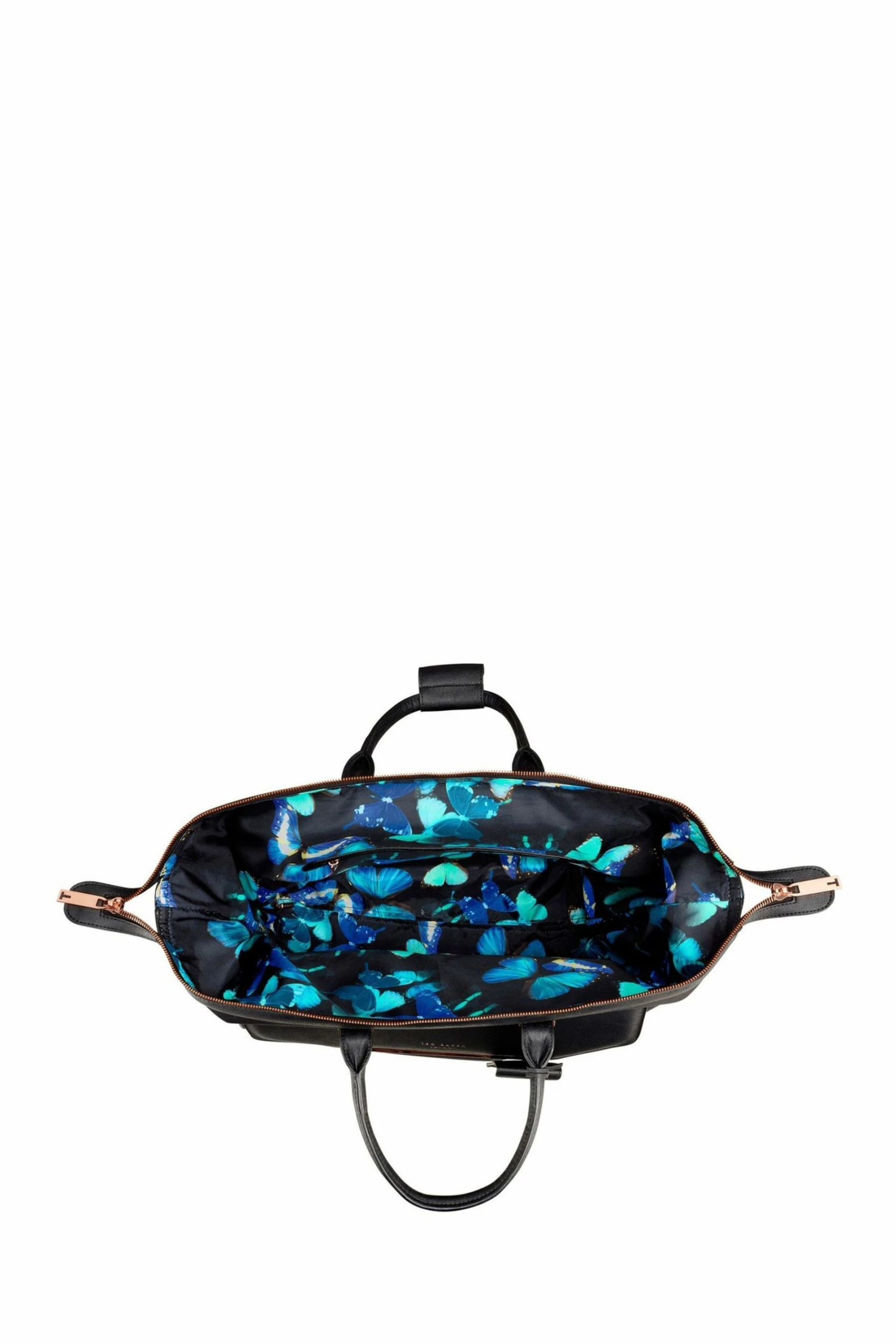 Ted Baker Black Trolley Weekend Bag 7 Ted Baker Black Trolley Weekend Bag - Image 5