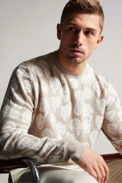 Ted Baker Falmerr Brown Mib Smiley Warm Intarsia Crew -TED BAKER Sales Store unnamed file 3074