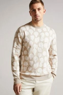 Ted Baker Falmerr Brown Mib Smiley Warm Intarsia Crew -TED BAKER Sales Store unnamed file 3077