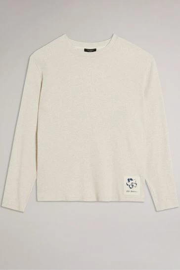Ted Baker Natural Treyy Long Sleeved Ribbed Top 10 Ted Baker Natural Treyy Long Sleeved Ribbed Top - Image 8