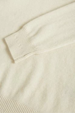 Ted Baker Ecru Chaplin Cashmere Crew Neck Jumper -TED BAKER Sales Store unnamed file 3095