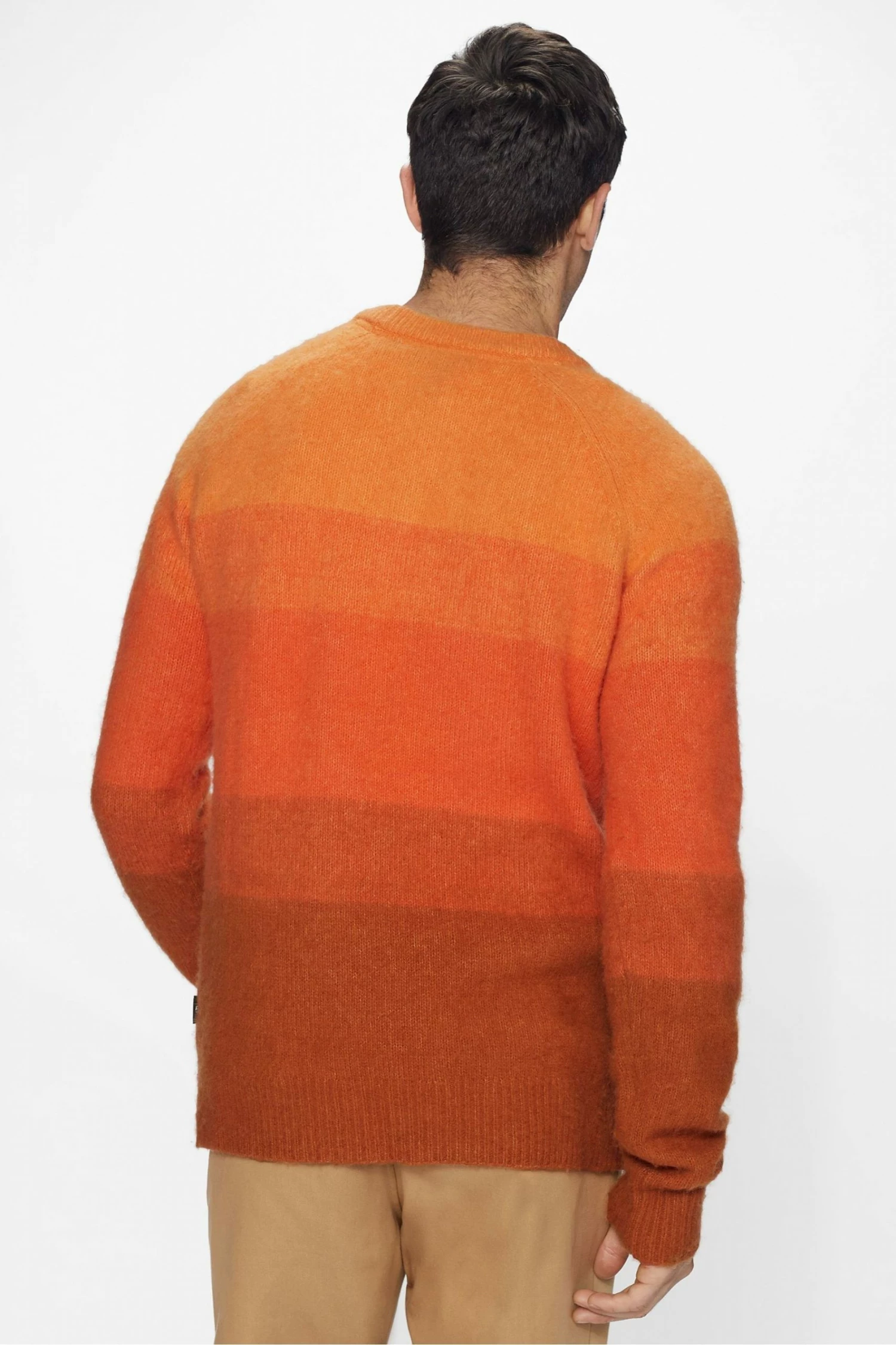 Ted Baker Rydal Orange Ls Ombre Crew Neck 4 Ted Baker Rydal Orange Ls Ombre Crew Neck - Image 2