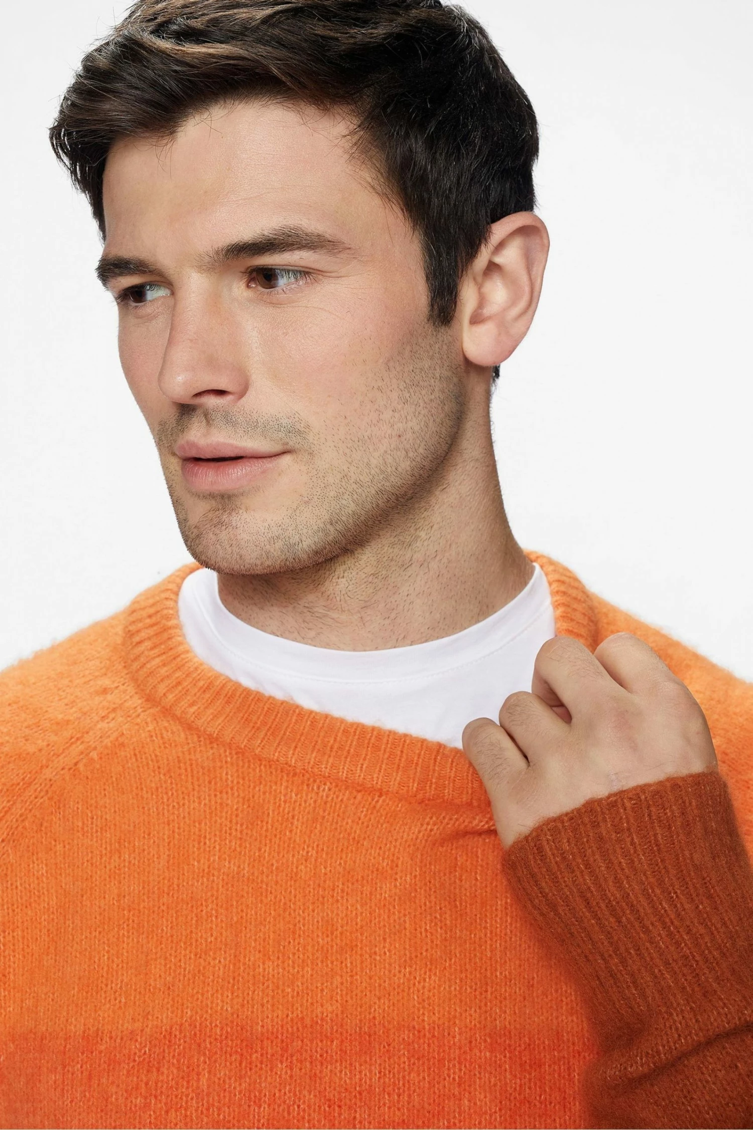 Ted Baker Rydal Orange Ls Ombre Crew Neck 6 Ted Baker Rydal Orange Ls Ombre Crew Neck - Image 4