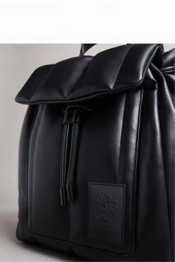 Ted Baker Janiey Black Pu Vertically Quilted Backpack -TED BAKER Sales Store unnamed file 311