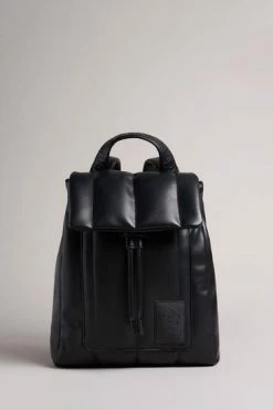 Ted Baker Janiey Black Pu Vertically Quilted Backpack -TED BAKER Sales Store unnamed file 312