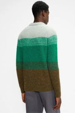 Ted Baker Green Rydal Ls Ombre Crew Neck -TED BAKER Sales Store unnamed file 3143