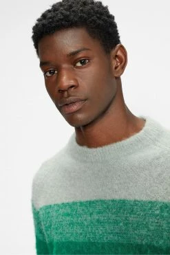 Ted Baker Green Rydal Ls Ombre Crew Neck -TED BAKER Sales Store unnamed file 3145