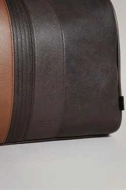 Ted Baker Brown Evyday Brn-Choc Striped Pu Holdall Bag -TED BAKER Sales Store unnamed file 315