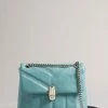 Ted Baker Mini Blue Leather Puffer Quilt Detail Xbody Bag -TED BAKER Sales Store unnamed file 317