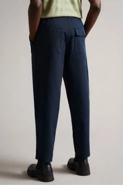 Ted Baker Blue Lopen Talbot Fit Heavy Twill Trousers -TED BAKER Sales Store unnamed file 3205