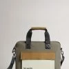 Ted Baker Freds Khaki Colourblock Document Bag 1 Ted Baker Freds Khaki Colourblock Document Bag -TED BAKER Sales Store unnamed file 321