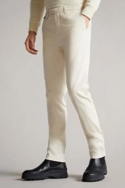 Ted Baker Genay Irvine White Fit Slim Chinos -TED BAKER Sales Store unnamed file 3213