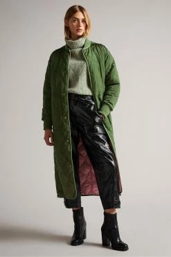 Ted Baker Black Vinala Barrel Leg Vinyl Trousers -TED BAKER Sales Store unnamed file 3216